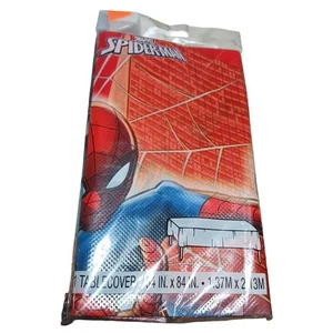 Copritavolo Marvel Spiderman Plastica 54" X 84" Rettangolare Nuovo - Foto 1 di 4