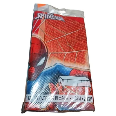 Mantel de plástico Marvel Spiderman 54" X 84" rectangular nuevo Foto 1 de 4