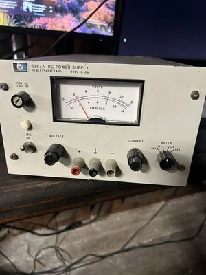 HP HEWLETT PACKARD HARRISON 6282A DC POWER SUPPLY 0-10V, 0-10A - Image 1 of 2