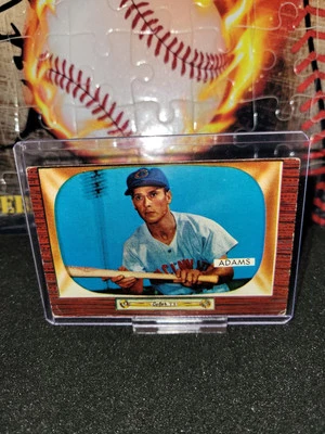 1955 Bowman Bobby Adams #118 - Image 1 of 2