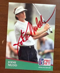 Jodie Mudd signed 1991 Pro Set Golf Autogramm - Bild 1 von 1