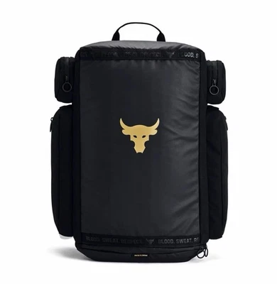 UA Under Armour Project Rock Duffle Backpack Bag, New With Tags 1376459-002 - Image 1 of 4