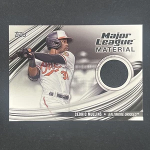 2023 Topps Series 1 Cedric Mullins Major League Material Relic #MLM-CM  - Picture 1 of 2