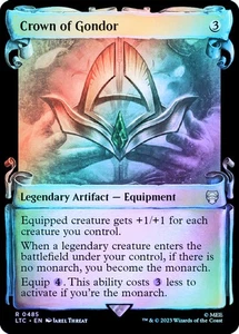 MTG CROWN OF GONDOR SHOWCASE SCROLL FOIL The Lord of the Rings NM Near Mint - Bild 1 von 1