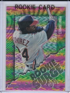 MANNY RAMIREZ ROOKIE CARD 1994 Select Baseball RARE ROOKIE SURGE $$ INSERT RC! - Picture 1 of 2
