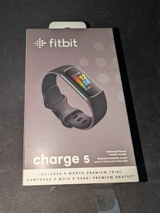 Fitbit Charge 5 Fitness Smart Watch Graphite - Picture 1 of 4