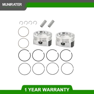 2 Cast Aluminium Cylinder Piston Kit For Polaris  800 EFI 2011 2012 2013 201 - Imagen 1 de 16
