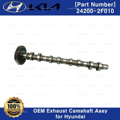 Conjunto de árbol de levas de escape genuino OEM 242002F010 para Hyundai Santa Fe Tucson Foto 1 de 2