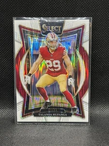 2024 Panini Select - Concourse Talanoa Hufanga #46 White Shock Prizm /199 - Bild 1 von 2