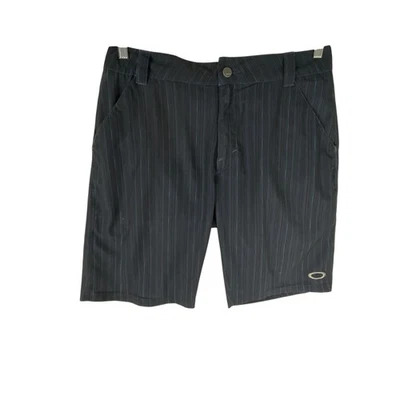 Pantalones Cortos Oakley Para Hombre 32 Azul Rayas Golf Informales Elastizados Rendimiento Mezcla de Poliéster Foto 1 de 4