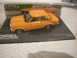1:43 Ixo / Altaya Opel Collection Opel Ascona A ocker/orange  1970-1975 in VP - Picture 1 of 1