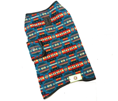 XXL Chilly 狗冬季毛毯狗外套 - 适合 80-120 磅 - 26.5 英寸 - 摇粒绒内衬 - 全新! — 第 1/4 张图片