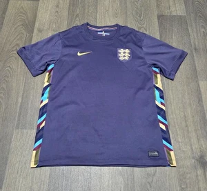 England Mens Football Shirt 24/25 - Purple - Nike - Mens Large - Picture 1 of 6