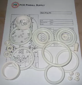 1978 Stern Stars Pinball Machine Rubber Ring Kit - Picture 1 of 1