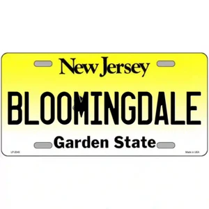 Bloomingdale New Jersey Metal Sign - Picture 1 of 1