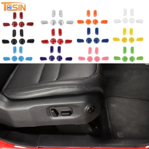 6PCS Electric Seat Adjust Button Switch Cover Trim For Jeep Wrangler JL JT 2024+ - Picture 1 of 20
