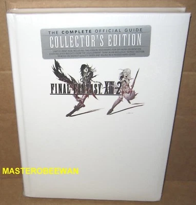 Final Fantasy XIII-2 Collector's Edition Hardcover Official Guide Book PS3 New - Image 1 of 2