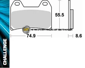 FOR BMW F 800 S 2010 10 FRONT SINTERED BRAKE PADS BRAKING METAL - Picture 1 of 1