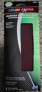 Color Extra Gator Finish 1st 1/3 Sheet Synthetic Scuffing Pad Maroon CX8273 P360 - Bild 1 von 2