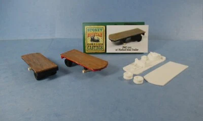 Semirremolque SMC-312 21' resina fundida 2 piezas plataforma escala HO-1/87 Foto 1 de 4