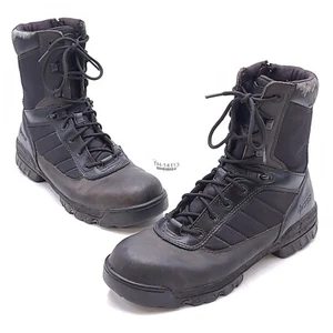 Bates Tactical Sport Herren Größe 12 Schwarz Leder Seitlicher Reißverschluss Kampfstiefel E02261 - Bild 1 von 20