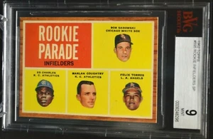 BVG 9 1962 Topps #595 Rookie Parade RC SP POP1 None Higher!!! G00 920 - Picture 1 of 2