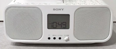 SONY CFD-S401 CD Radio Cassette Recorder White Good - Image 1 of 4