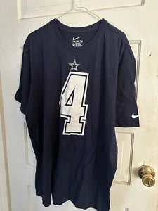 Dallas Cowboys Dak Prescott Nike T-shirt Size 2XL - Picture 1 of 3