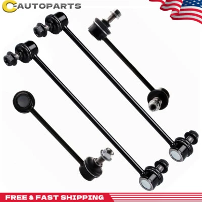 4 Front & Rear Sway Bar Links Suspension Kit For 2006-2015 Honda Pilot Acura MDX Foto 1 de 4