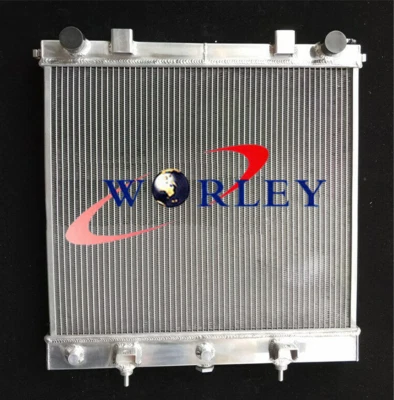 Radiador de aluminio 5 filas para Land Rover Range Rover II P38A 2,5 TD turbo diésel 1994-2002 Foto 1 de 4