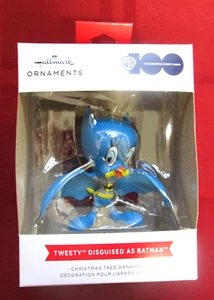 Hallmark Tweety Disguised As Batman Ornament - Picture 1 of 1