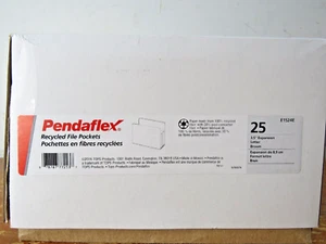 Pendaflex 3 1/2" Expanding File Folder Letter Brown (E1524E) Box Of 25 NEW - Picture 1 of 4