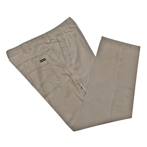 Columbia, Pantalones Caqui Oscuro con Bolsillos para Herramientas y Costuras Jean, Talla 40x30 - Imagen 1 de 6