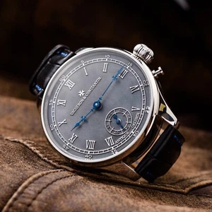 Antique Vacheron Constantin Swiss Men’s watch Gray Dial Custom Wristwatch - Picture 1 of 11
