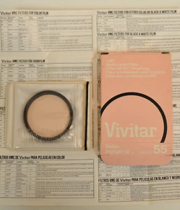 Vivitar VMC 55mm Filter Skylight 1A Camera Lens Multicoated Filter EX+! - Picture 1 of 9
