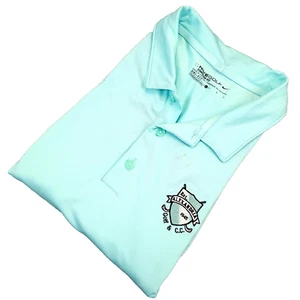 Nike Golf Dri Fit Polo Shirt Mens Large Stretch Perfromance Pastel Mint *stains - Picture 1 of 17