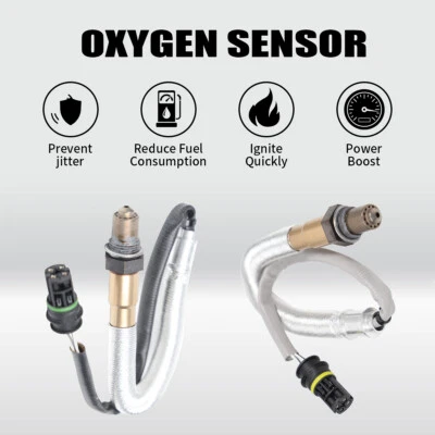 For BMW 530i 530xi 525i 525xi 528xi 3.0L 2006-08 2X Downstream O2 Oxygen Sensors — 第 1/4 张图片