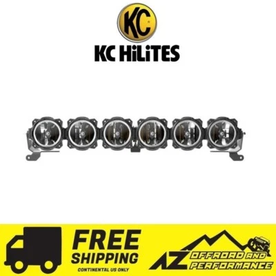 KC HiLites 39" Pro6 Gravity Front Bumper LED Light Bar Kit for 21-Up Ford Bronco - Image 1 of 4
