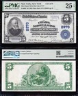 VERY NICE Bold & Crisp VF++ 1902 $5 NEW YORK, NY National Banknote! PMG 25 EPQ!