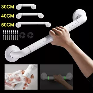 30/40/50cm Bathroom Grip Shower Tub Grab Bar Safe Handle Handrail Rail Disabled - Picture 1 of 15