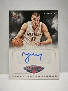 2012-13 Marquee Jonas Valanciunas Rookie RC Auto Autograph #24 Raptors - Picture 1 of 2