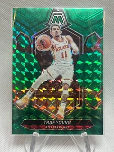 2023-24 Mosaic Basketball Trae Young Green Mosaic Prizm #107 Hawks - Picture 1 of 2