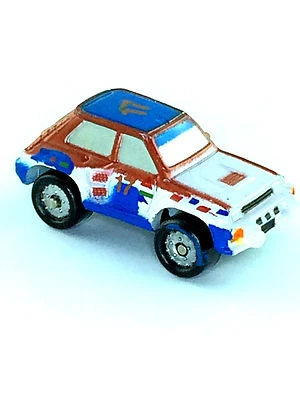 Micro Machines Vehicle Car Renault 5 Turbo Hatch Back Automobile Red White #15 - Image 1 of 4