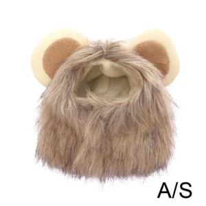 S 28cm(11in) Cute Lion Mane Wig Costume Hat For Dog And Cat New P5 Ne Prof N6F7 - Picture 1 of 1