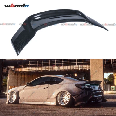 КАРБОНОВАЯ КРЫШКА СПОЙЛЕРА БАГАЖНИКА KDM R STYLE DUCKBILL ДЛЯ КУПЕ HYUNDAI GENESIS 2010-16 ГОДОВ ВЫПУСКА - Изображение 1 из 4