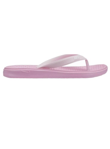 Infradito Nike Girls Solay Thong (GS PS) piscina vacanze rosa UK 1 5 NUOVO