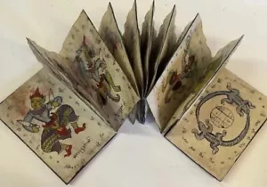 Burmese Tattoo Flash Book Unusual Antique Traditional Handmade RARE Parabaik - Picture 1 of 18