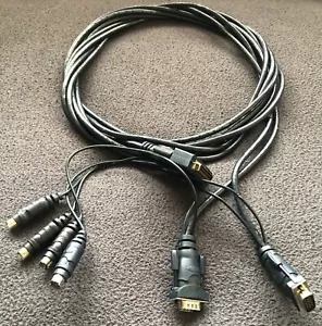 BELKIN DUAL-PORT KEYBOARD PS/2 VIDEO VGA MOUSE KVM 10FT BONDED CABLE - Bild 1 von 2
