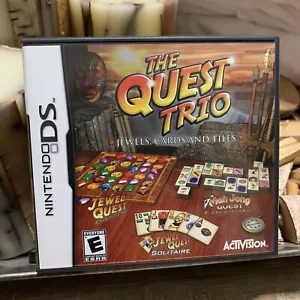 Quest Trio: Juwelen, Karten und Fliesen (Nintendo DS, 2008) komplett in OVP - Bild 1 von 3