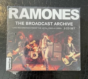 THE RAMONES Broadcast Archives IMPORT Box Set 70’s 80’s 90’s Import NEW 3 CDs - Picture 1 of 3